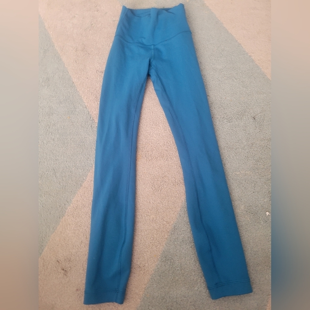 Lululemon Blue High-Waisted Leggings